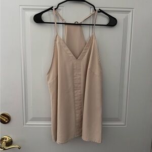 Elegant Cream Sleeveless Top